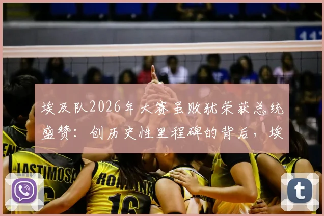 埃及队2026年大赛虽败犹荣获总统盛赞:创历史性里程碑的背后,埃及足球的坚韧与突破全解析